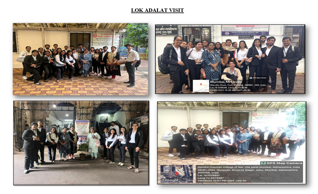 VISIT TO LOK ADALAT