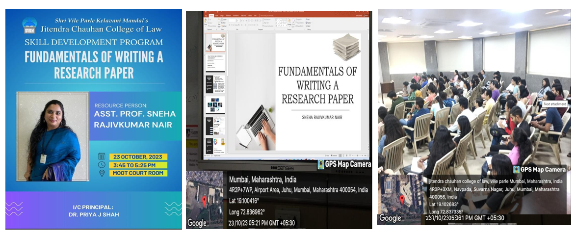 SKILL DEVELOPMENT PROGRAM FUNDAMENTALS OF WRITING A RESEARCH PAPER