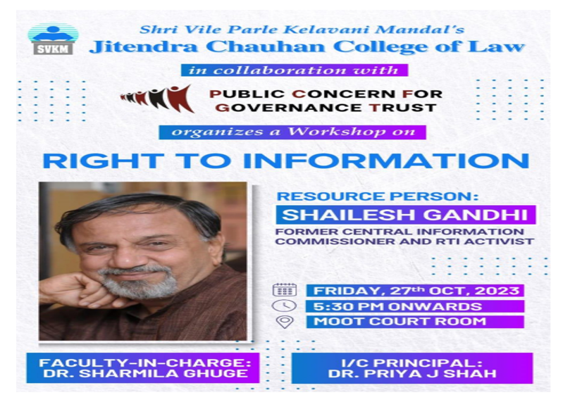 Workshop on Right to Information